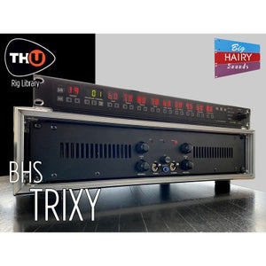 BHS TRIXY is the TH-U expansion library created by Big Hairy Sounds that recreates the 80s and 90s tones of John Petrucci*, Metallica*, Andy Summers* and others, based on a MESA/Boogie Triaxis* preamplifier.