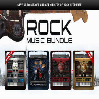 Bundle including Ghostwriter, ProDrummer, Ministry of Rock, Ministry of Rock 2
