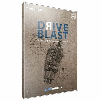rive Blast&nbsp;is&nbsp;REmatrix&nbsp;expansion library consisting of 101 pristine impulse responses, created with various amounts of harmonic distortion processed through sophisticated audio effect chains of custom outboard gear.&nbsp;