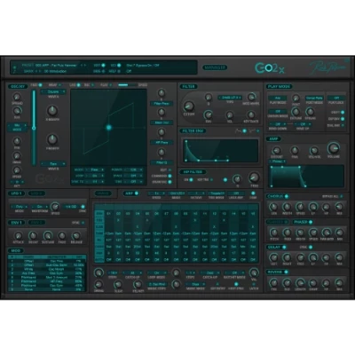 Experience Go2-X, the enhanced version of the popular Go2 synthesizer in the Rob Papen world. With a visually intuitive interface, Go2-X offers features like waveform drawing, expanded ARP section, simultaneous Stereo Delay and Reverb use, and more.