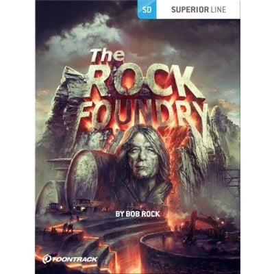 The Rock Foundry SDX features a staggering 65 GB of raw, unprocessed drum sounds recorded by arguably the most notable, influential and sought-after engineer/producer of our time: Bob Rock.