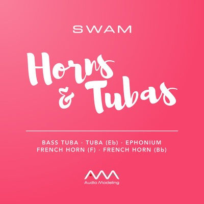 SWAM Horns &amp; Tubas includes five digitally handcrafted acoustic instruments: Bass Tuba, Tuba (Eb), Euphonium, French Horn (F), French Horn (Bb). 