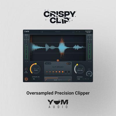 Crispy Clip offers advanced clipping controls that provide precise options for achieving transparent loudness or desired clipping-based distortion