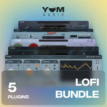 This bundle is the complete solution to getting that thrift store vintage sound, from noise and muffle effects to tape/pitch glitches and analog-modeled warble.