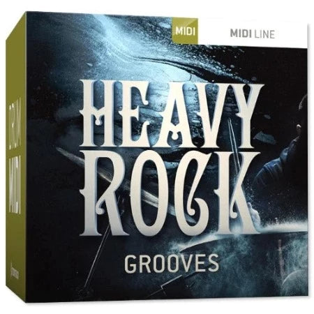 DRUM MIDI HEAVY ROCK GROOVES